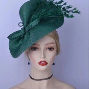 Fascinator Hats for Women/Green Fascinator/ Green Hat/ Fascinator